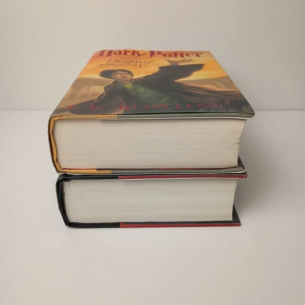 Harry Potter HC Lot - Books 4 and 7 JK Rowling - Goblet of Fire, Deathly Hallows
